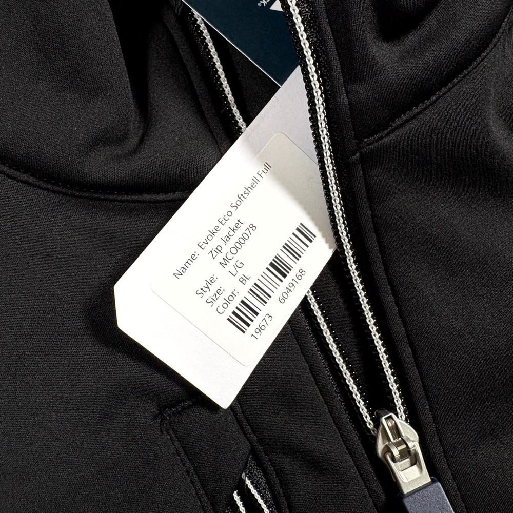 Cutter & Buck Evoke Softshell Full Zip‎ Jacket Mens L Black Cleveland Cavaliers - Picture 4 of 9